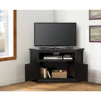 Meuble TV d'angle rustique en bois massif de 50 pouces The Gray Barn Danebury