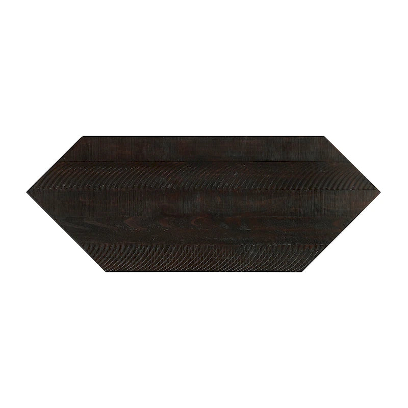 Meuble TV d'angle rustique en bois massif de 50 pouces The Gray Barn Danebury