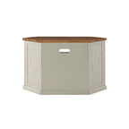 Meuble TV d'angle rustique en bois massif de 50 pouces The Gray Barn Danebury
