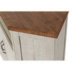 Meuble TV d'angle rustique en bois massif de 50 pouces The Gray Barn Danebury