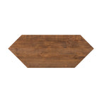 Meuble TV d'angle rustique en bois massif de 50 pouces The Gray Barn Danebury