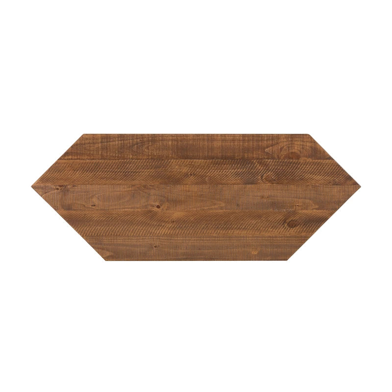 Meuble TV d'angle rustique en bois massif de 50 pouces The Gray Barn Danebury