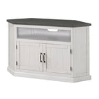 Meuble TV d'angle rustique en bois massif de 50 pouces The Gray Barn Danebury