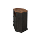 Meuble TV d'angle rustique en bois massif de 50 pouces The Gray Barn Danebury