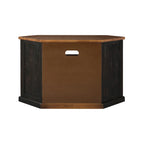 Meuble TV d'angle rustique en bois massif de 50 pouces The Gray Barn Danebury