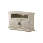 Meuble TV d'angle rustique en bois massif de 50 pouces The Gray Barn Danebury