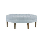 Pouf capitonné en bois massif Madison Park Chase Surfboard