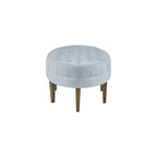Pouf capitonné en bois massif Madison Park Chase Surfboard