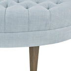 Pouf capitonné en bois massif Madison Park Chase Surfboard