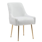 Tufted Velvet Upholstered Dining Chair Set of 2