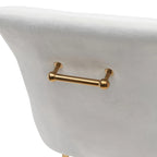 Ensemble de 2 chaises de salle à manger capitonnées en velours
