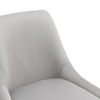 Ensemble de 2 chaises de salle à manger capitonnées en velours