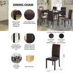 Ensemble de salle à manger moderne et élégant 7 pièces CraftPorch