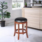 Tabouret de bar pivotant Cordova noir