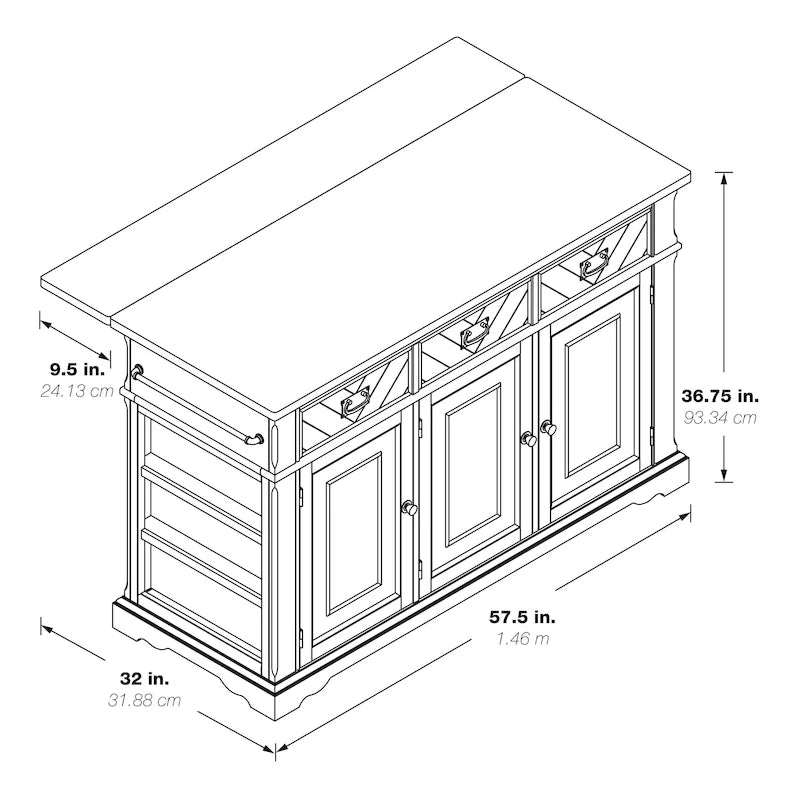 Îlot de cuisine Palisade