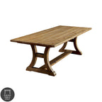 Table de salle à manger rustique en pin massif de Furniture of America