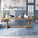 Table de salle à manger rustique en pin massif de Furniture of America