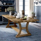 Table de salle à manger rustique en pin massif de Furniture of America