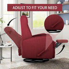 Fauteuil inclinable à bascule, fauteuil inclinable pivotant, fauteuil d'appoint