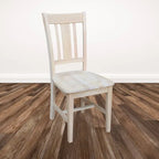 Chaises à dossier plat San Remo en bois massif d'International Concepts, lot de 2