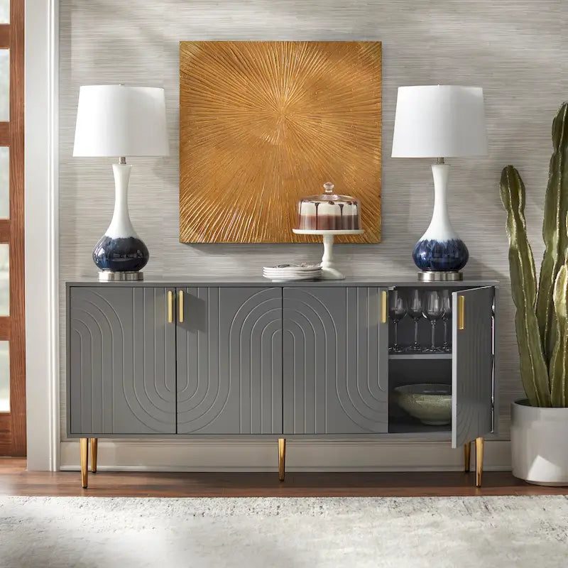 Buffet/buffet quatre portes Lifestorey Tabaria style Mid-Century