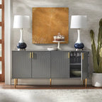 Buffet/buffet quatre portes Lifestorey Tabaria style Mid-Century