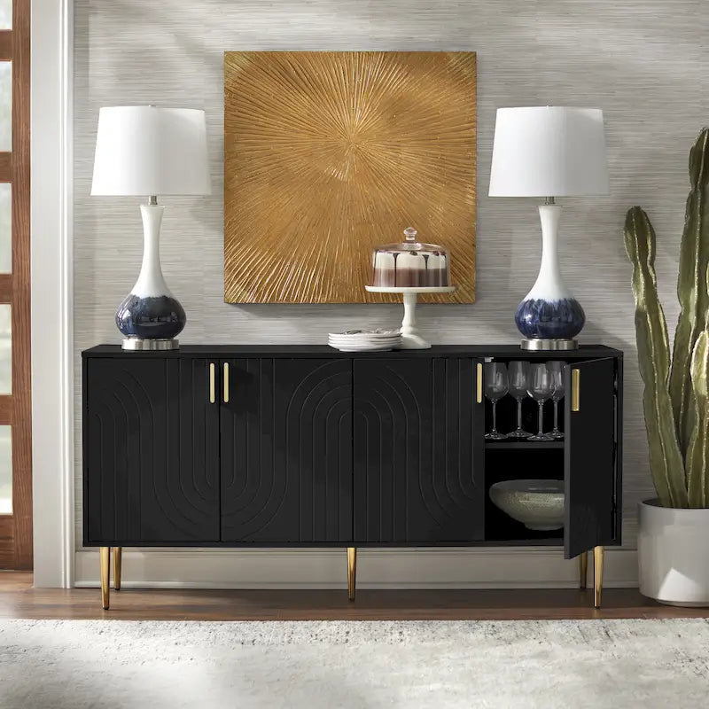 Buffet/buffet quatre portes Lifestorey Tabaria style Mid-Century