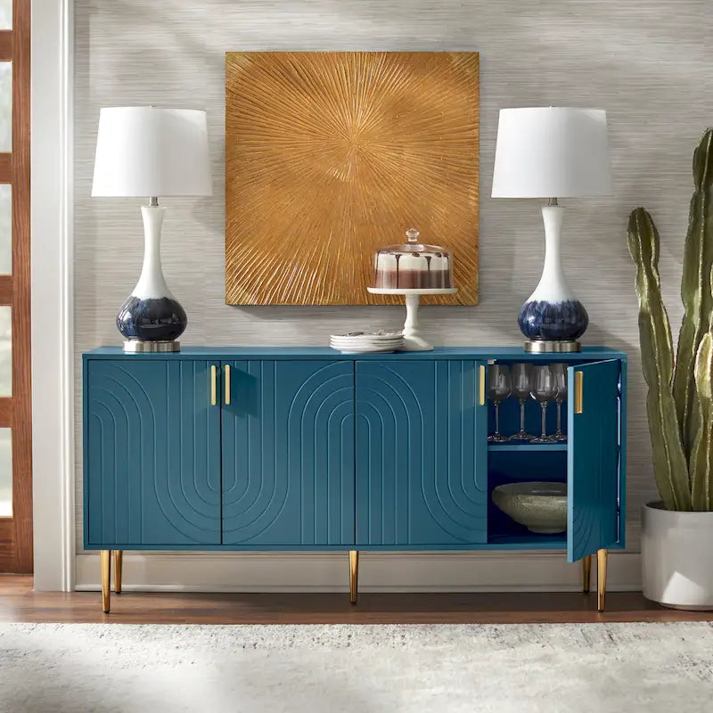 Buffet/buffet quatre portes Lifestorey Tabaria style Mid-Century