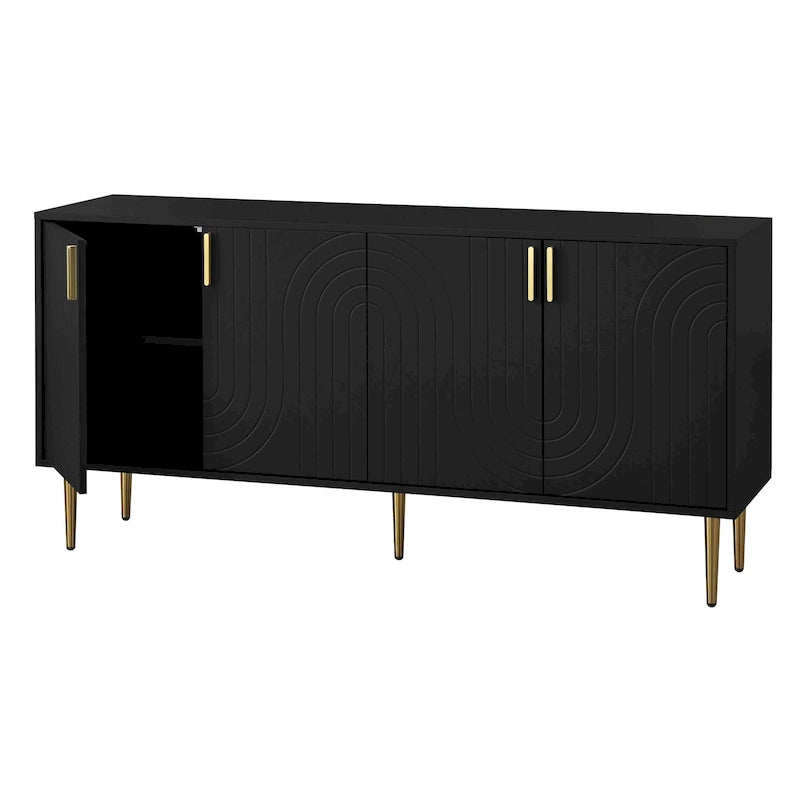 Buffet/buffet quatre portes Lifestorey Tabaria style Mid-Century