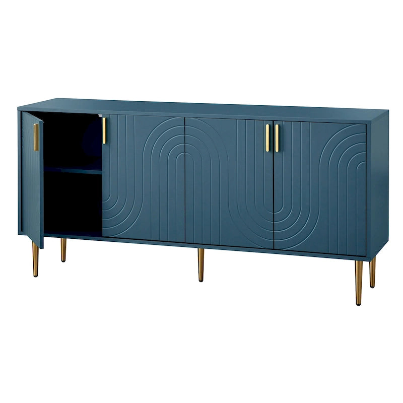 Buffet/buffet quatre portes Lifestorey Tabaria style Mid-Century