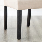 Ensemble de salle à manger 7 pièces Roundhill Furniture Leviton en bois foncé avec pieds tournés