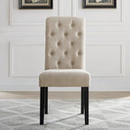 Ensemble de salle à manger 7 pièces Roundhill Furniture Leviton en bois foncé avec pieds tournés