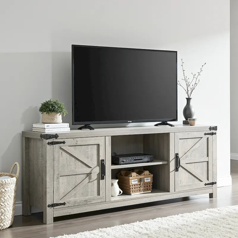 Meuble TV de style campagnard, console TV, centre multimédia