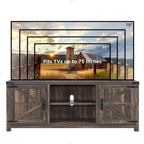 Meuble TV de style campagnard, console TV, centre multimédia