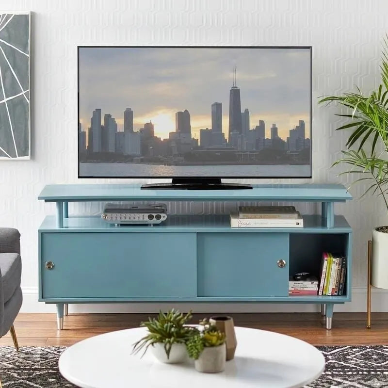 Meuble TV en bois Margo de style moderne du milieu du siècle de Simple Living