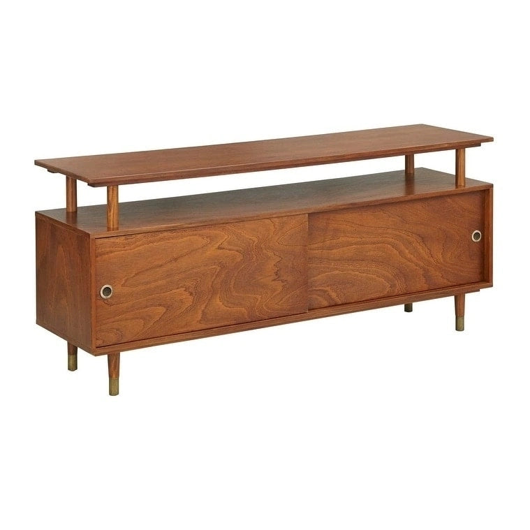 Meuble TV en bois Margo de style moderne du milieu du siècle de Simple Living