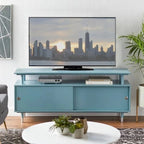 Meuble TV en bois Margo de style moderne du milieu du siècle de Simple Living