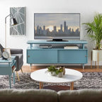 Meuble TV en bois Margo de style moderne du milieu du siècle de Simple Living
