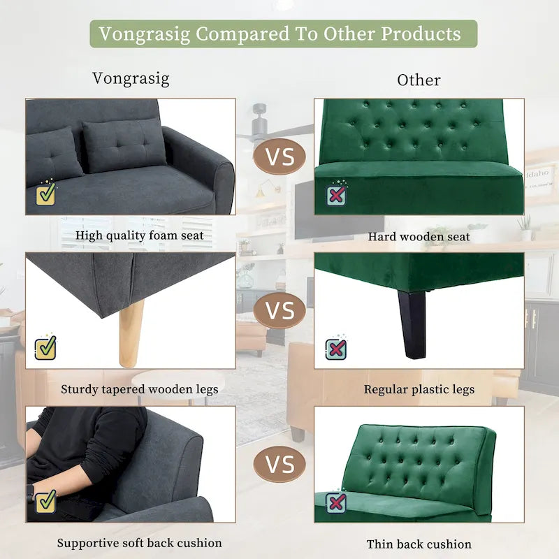 Canapé deux places moderne Futzca 47