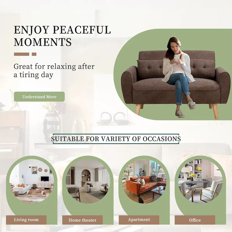 Canapé deux places moderne Futzca 47