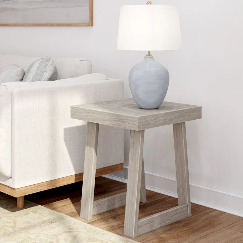 Table d'appoint carrée classique Plank and Beam - 20,25