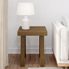 Table d'appoint carrée classique Plank and Beam - 20,25