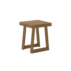 Table d'appoint carrée classique Plank and Beam - 20,25