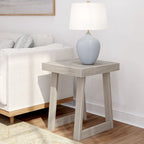 Table d'appoint carrée classique Plank and Beam - 20,25