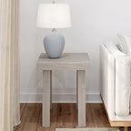 Table d'appoint carrée classique Plank and Beam - 20,25