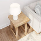 Table d'appoint carrée classique Plank and Beam - 20,25