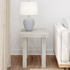 Table d'appoint carrée classique Plank and Beam - 20,25