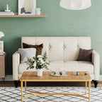 Canapé deux places, mini-canapé, petite banquette, banquette pour petits espaces de salon, canapé deux places rembourré avec