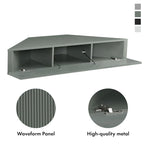Meuble TV d'angle flottant DH BASIC Transitional 47 pouces à 3 étagères par Denhour