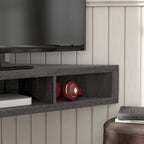 Meuble TV d'angle flottant DH BASIC Transitional 47 pouces à 3 étagères par Denhour